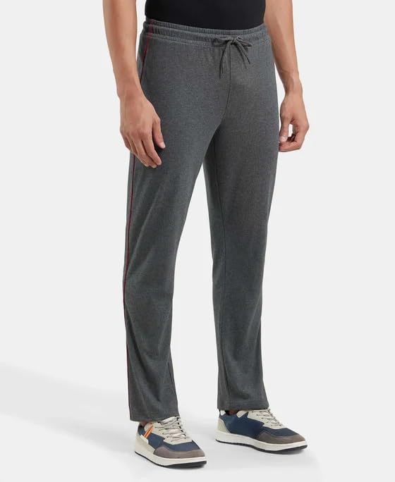 Jockey Combed Cotton Rich Regular Fit Trackpants with Side Pockets (Style #9500) - Image 9