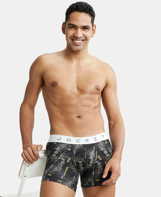 Jockey Trunk Cotton Elastane Stretch Printed with Ultrasoft Waistband (Style #NY02) - Image 14