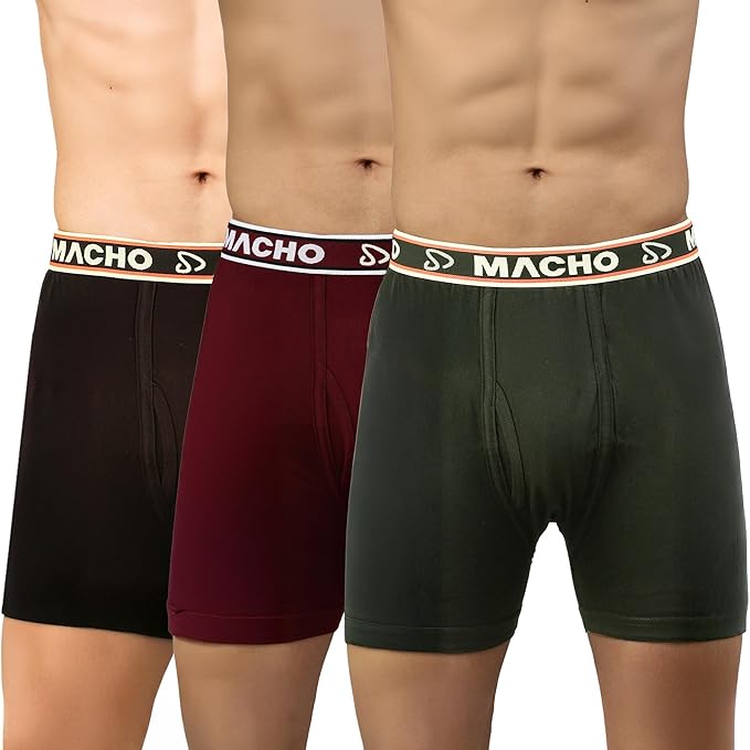 Macho Sporto long Mens Trunk (Pack of 2) - Image 15