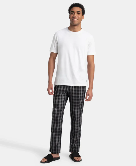 Jockey Super Combed Cotton Woven Fabric Regular Fit Checkered Pyjama with Side Pockets (Style #9009) - Image 14