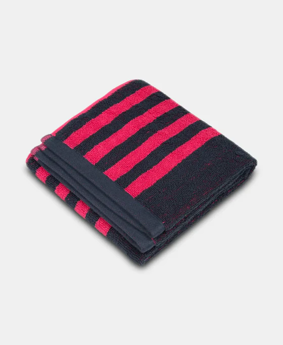Jockey Cotton Terry Ultrasoft and Durable Striped Gym Towel Ruby (Style #T445) (Pack of 2) - Image 12
