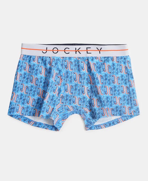 Jockey Juniors Super Combed Cotton Elastane Stretch Printed Trunk with Front Open Fly and Ultrasoft Waistband (Pack of 2) (Style #NB02) - Image 9