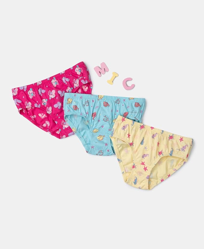 Jockey Super Combed Cotton Printed Panty with Ultrasoft Waistband(Style #SG01P) (Pack of 3)